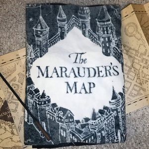 Harry Potter Marauder’s Map Blanket